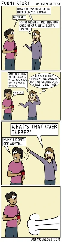 funny story telling meme