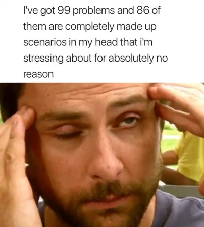 funny overthinking meme