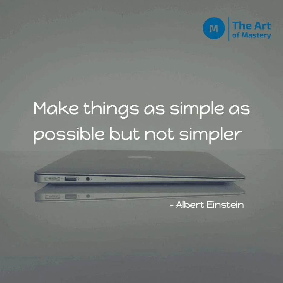 Quote on simplicity by einstein