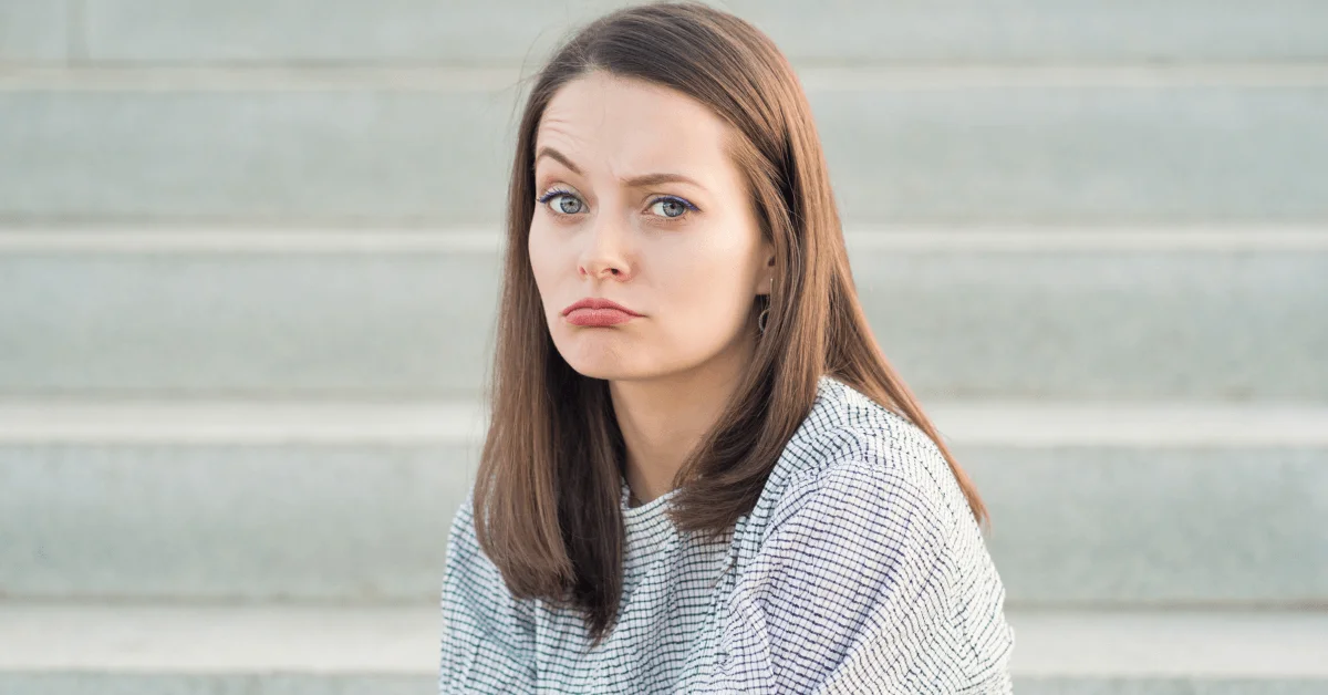 Woman using a sarcastic communication style