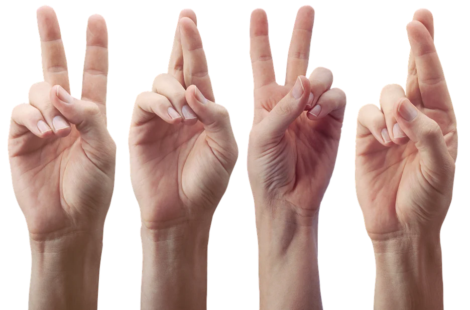 hand body language