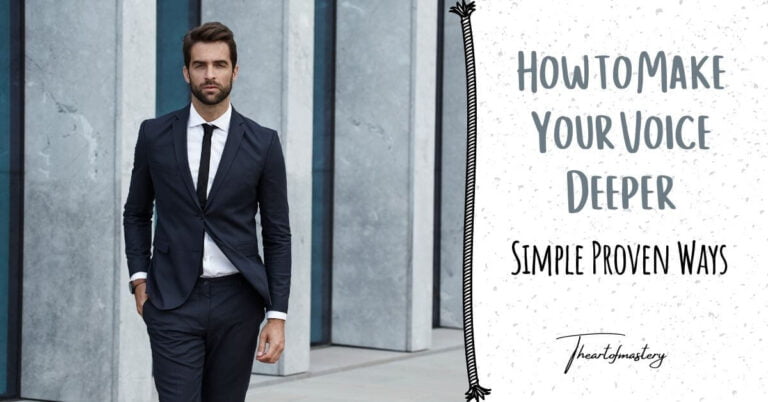 Man in a black suit walking with confidence