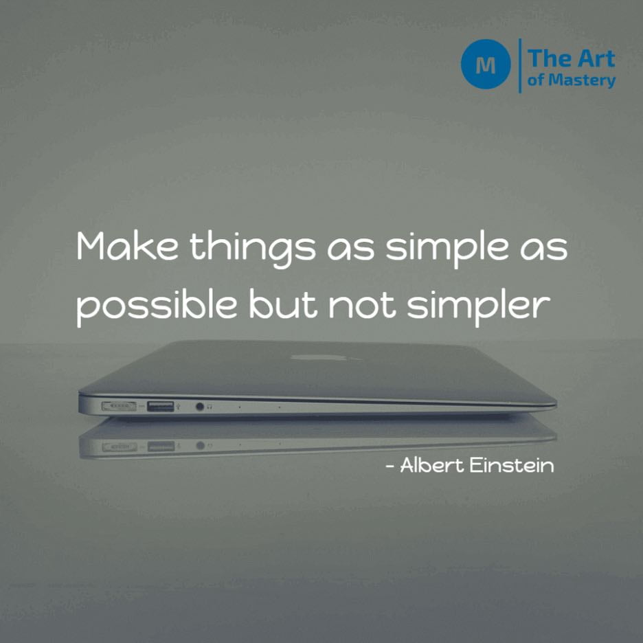 Quote on simplicity by einstein 