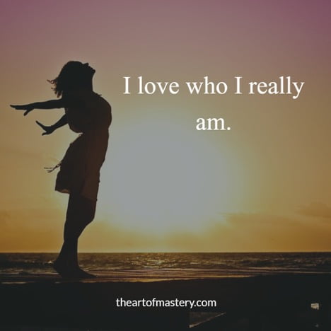 I love who i really am quote